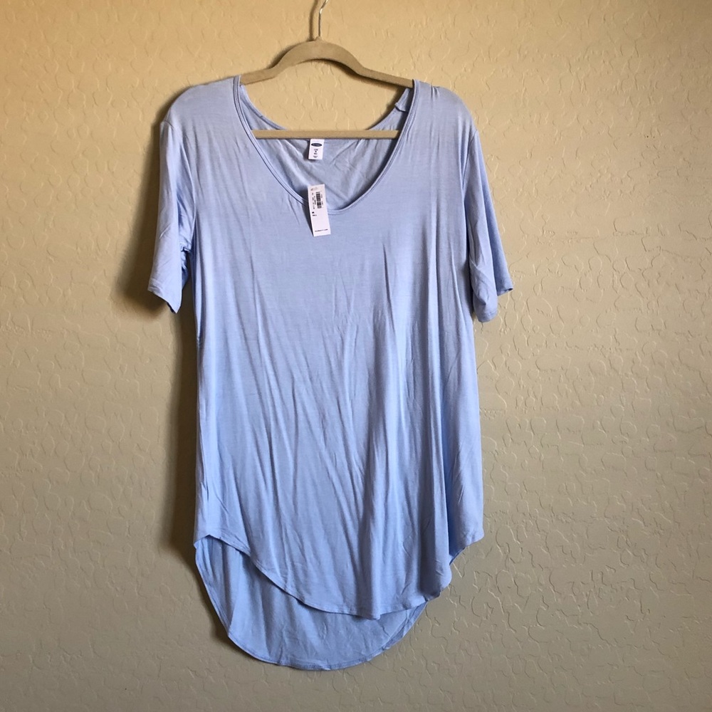 Light blue long tee. Size M Tall.